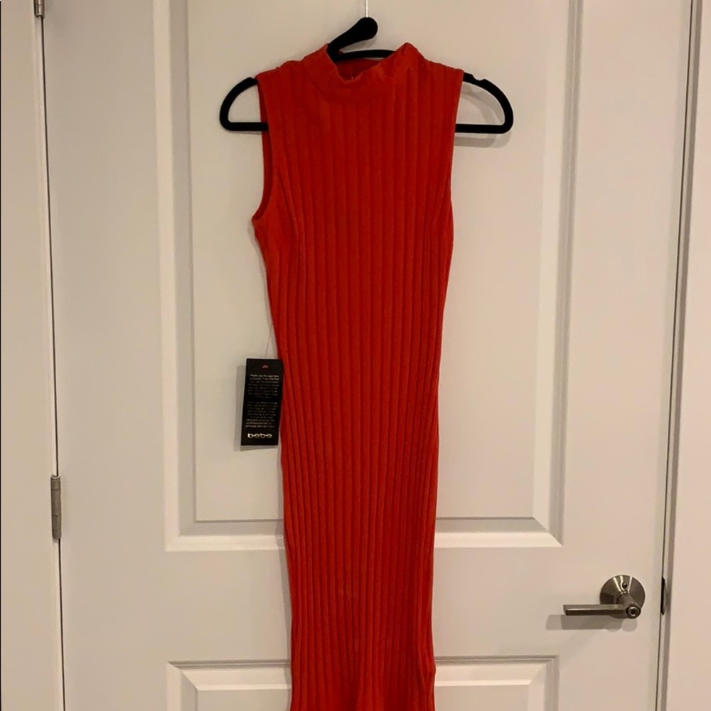 Bebe midi dress with tags